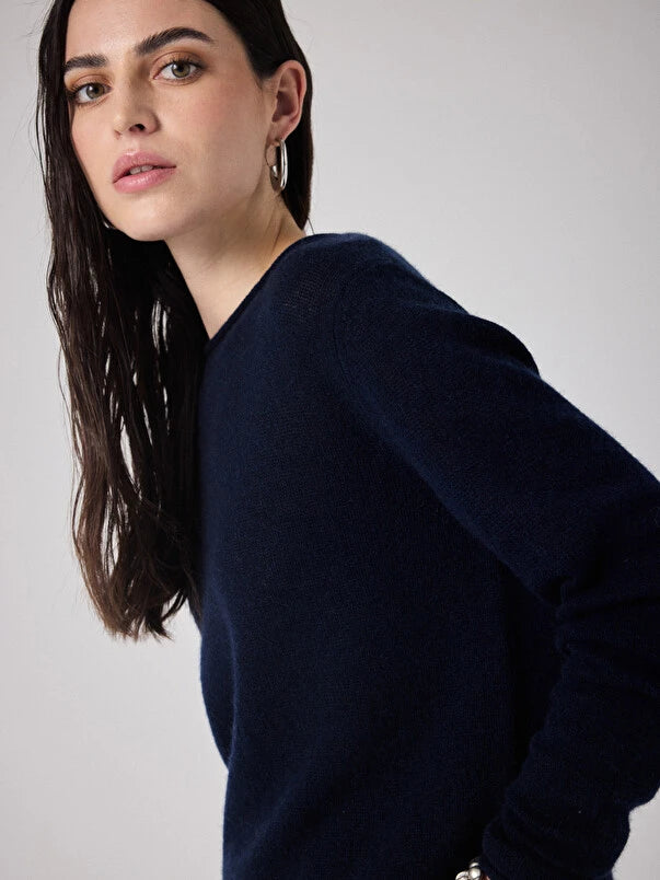 Danae Light Cashmere Sweater Marine