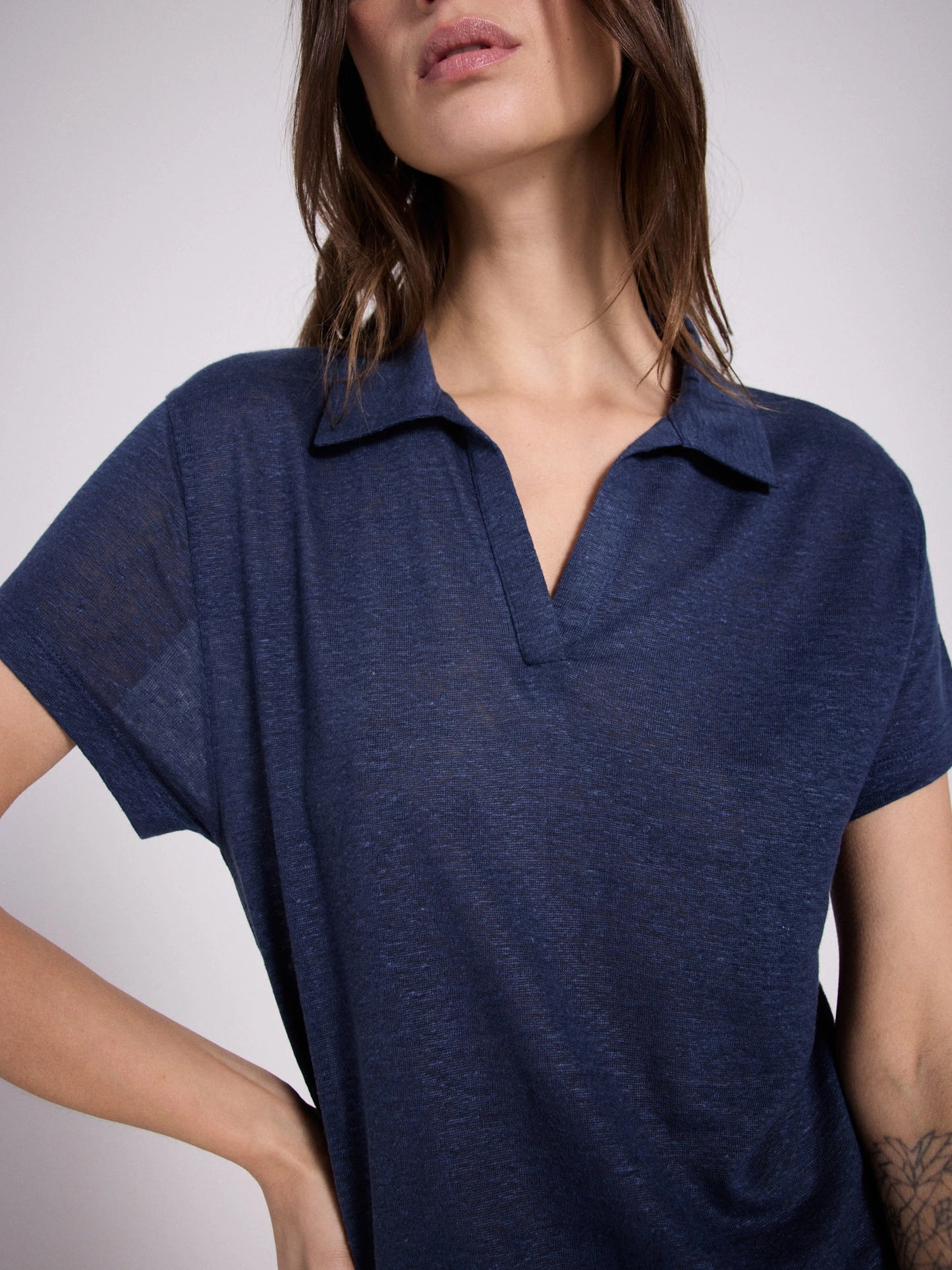 Orian Linen Dress Marine