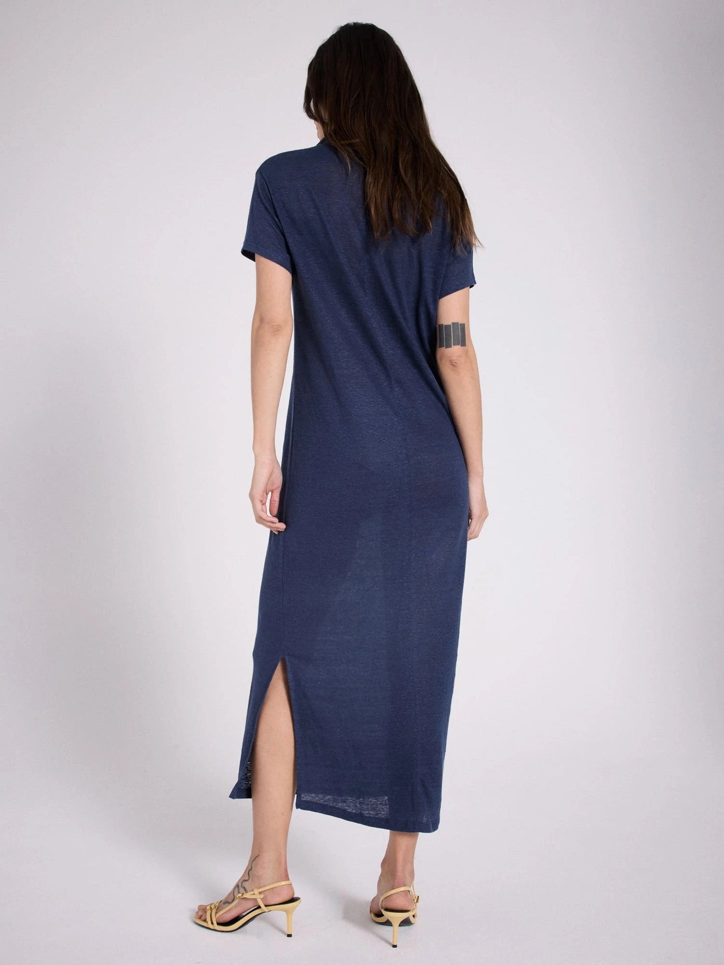 Orian Linen Dress Marine