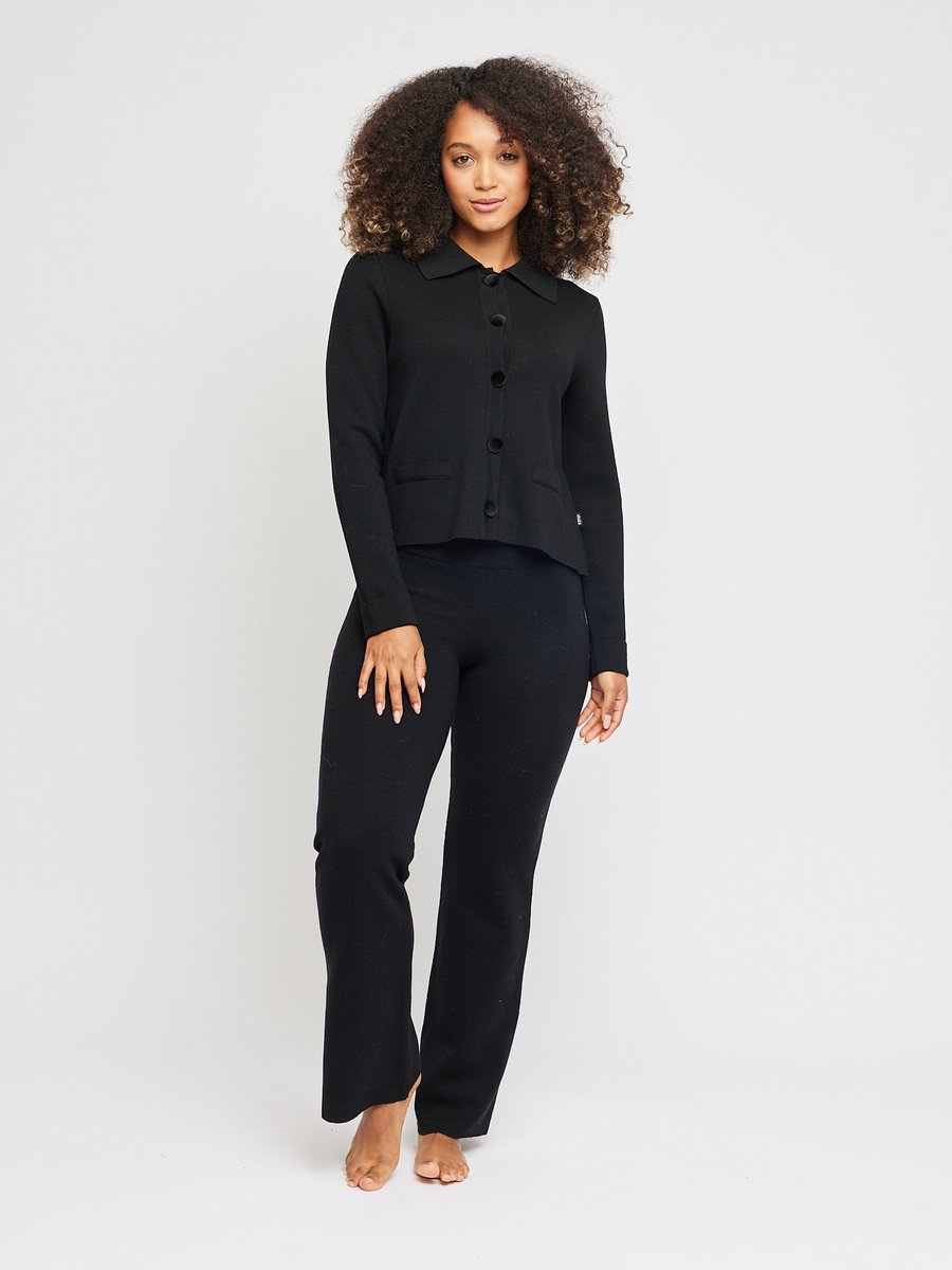 Evi Merino Pants Black