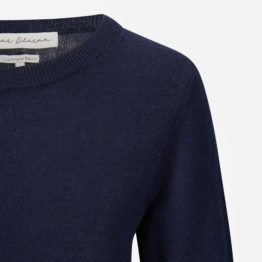 Marthe Shirt Cashmere Blend Navy