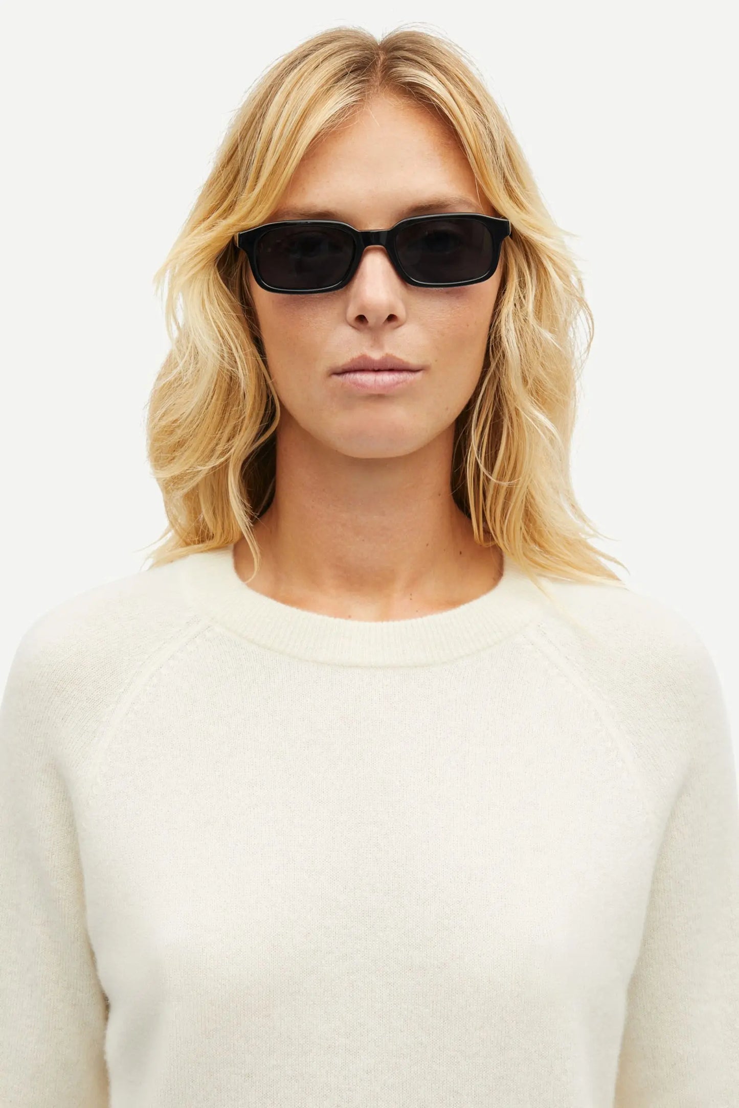 Boston Cashmere O-Neck Egret