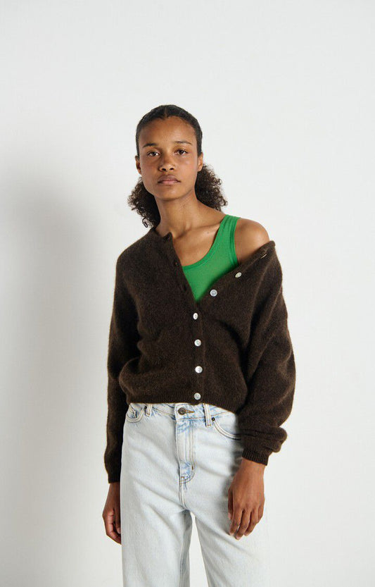 Vitow Cardigan Coffee Melange