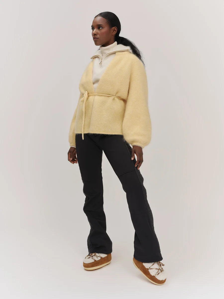 Fredrikke Chunky Cardigan Yellow