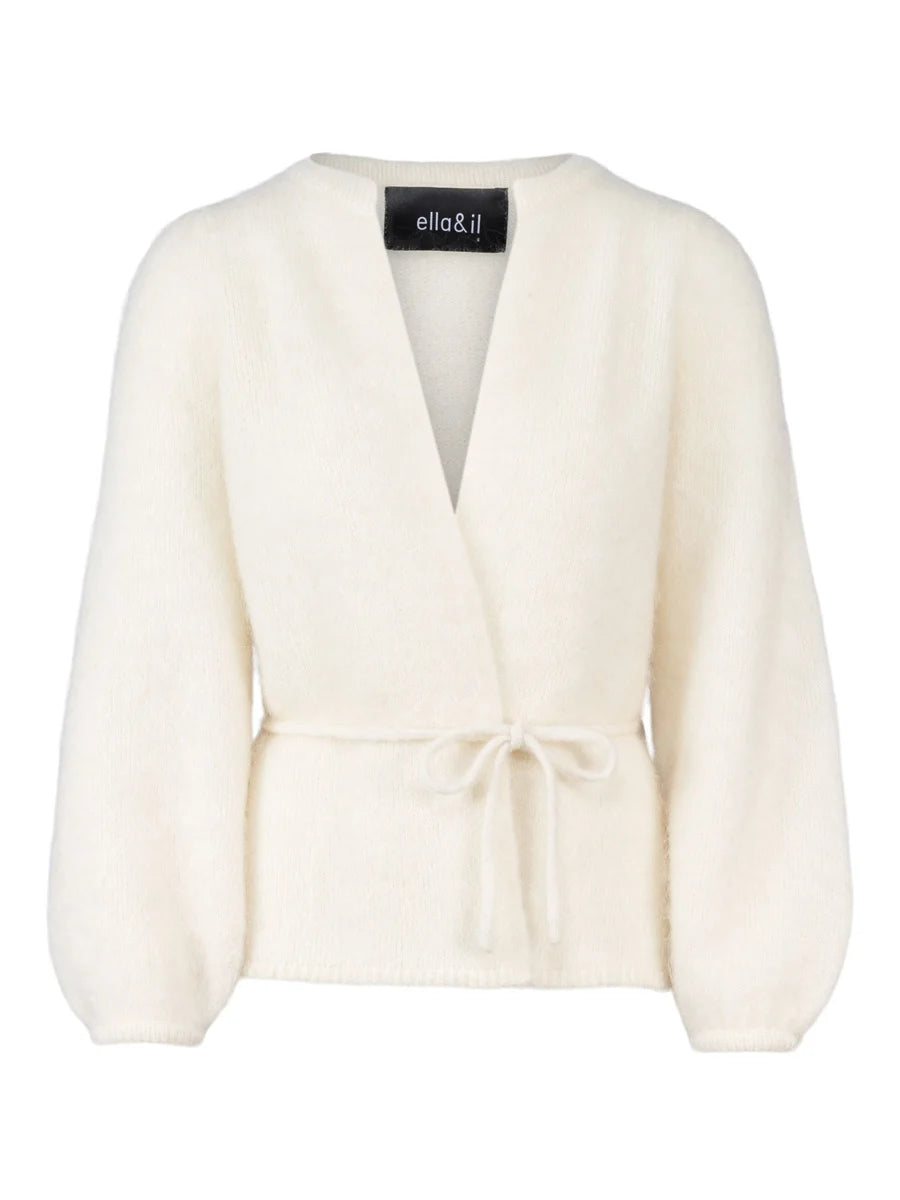 Fredrikke Chunky Cardigan Bright White