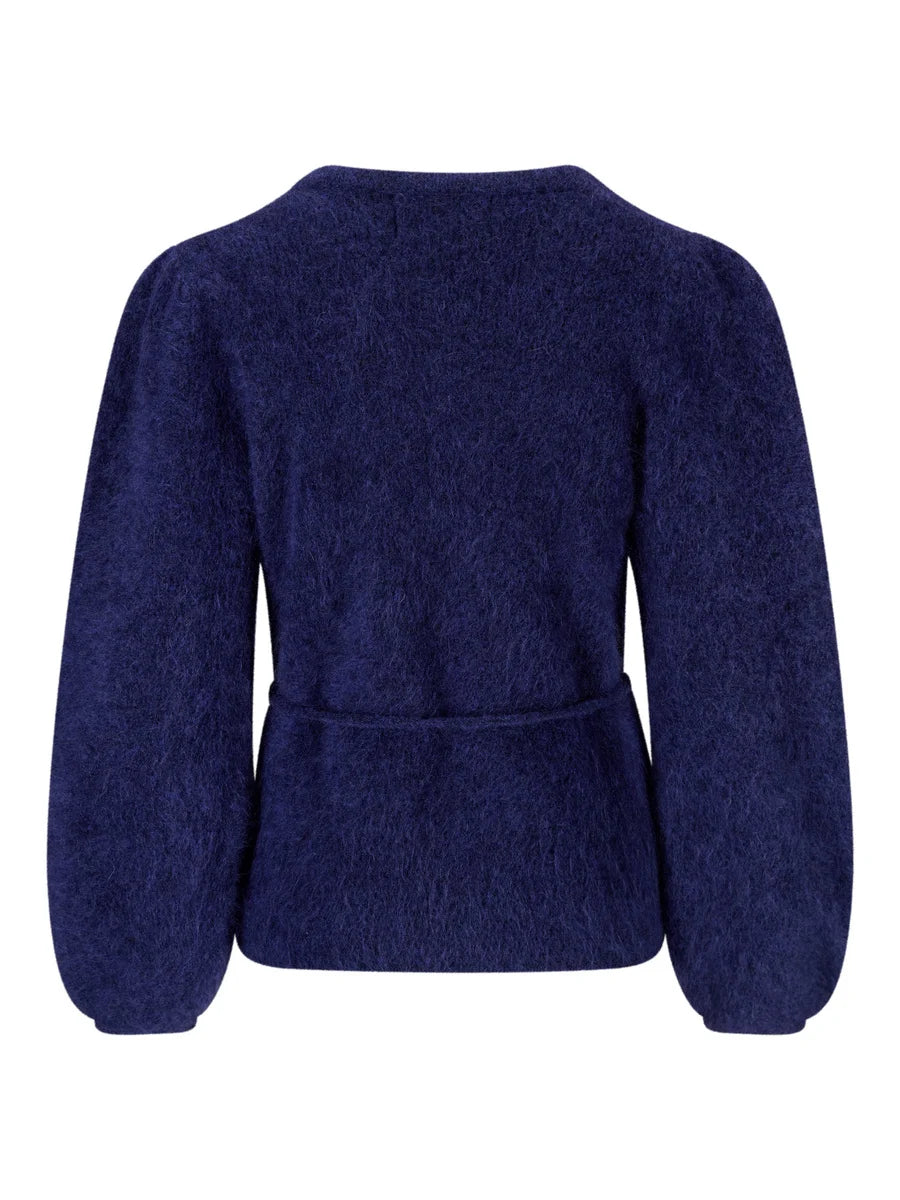 Fredrikke Chunky Cardigan Cobalt Blue
