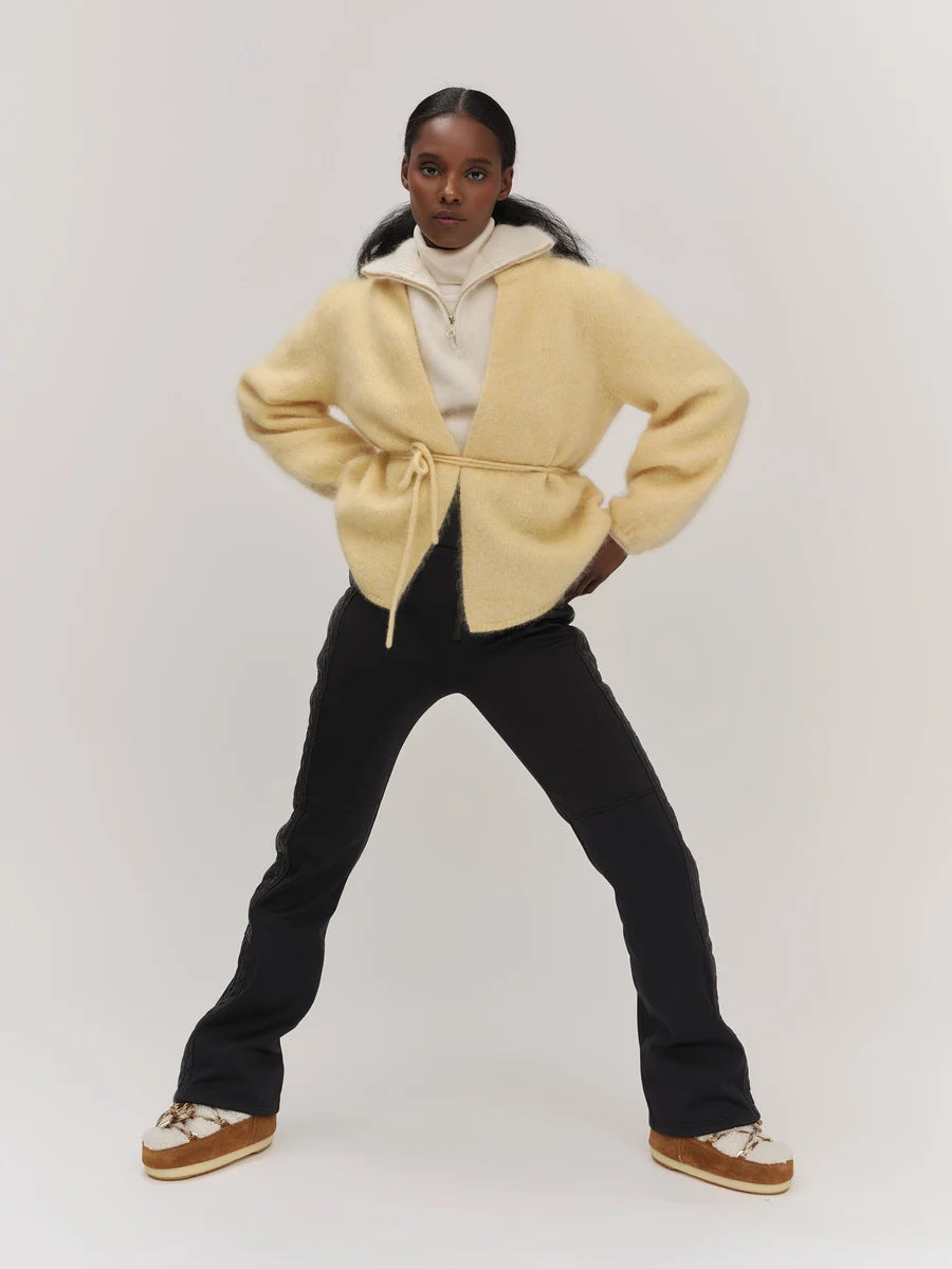 Fredrikke Chunky Cardigan Yellow