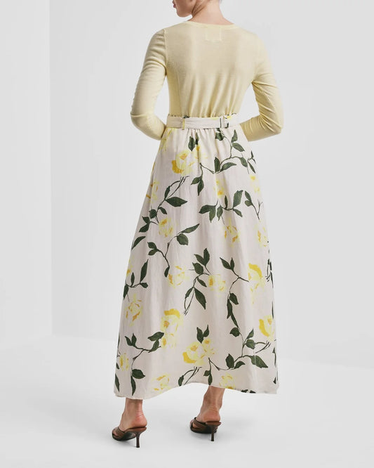 Linen Maxi Skirt Sunlight