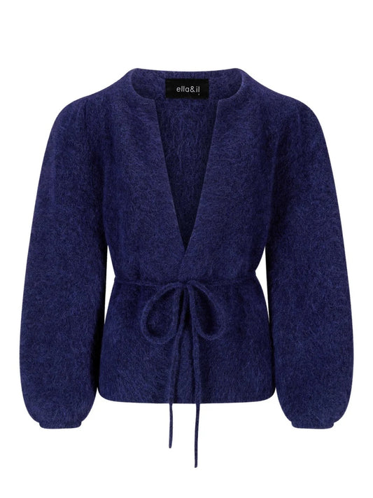 Fredrikke Chunky Cardigan Cobalt Blue