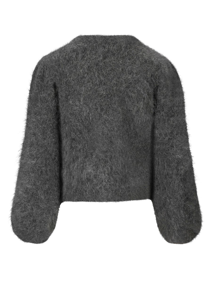 Amelia Chunky Cardigan Charcoal