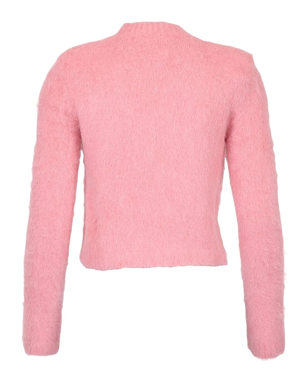 Hairy Knit Sweater Pink