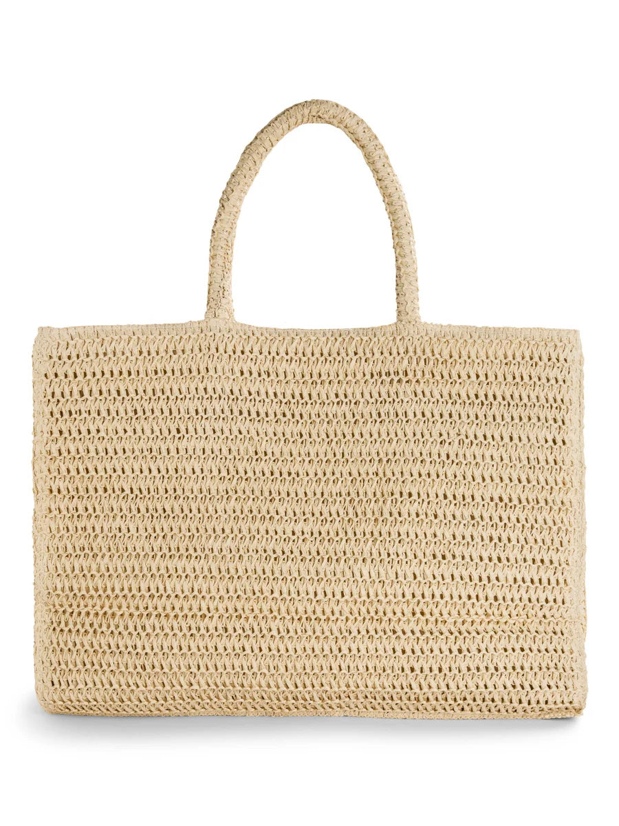 Lene Straw Bag Beige