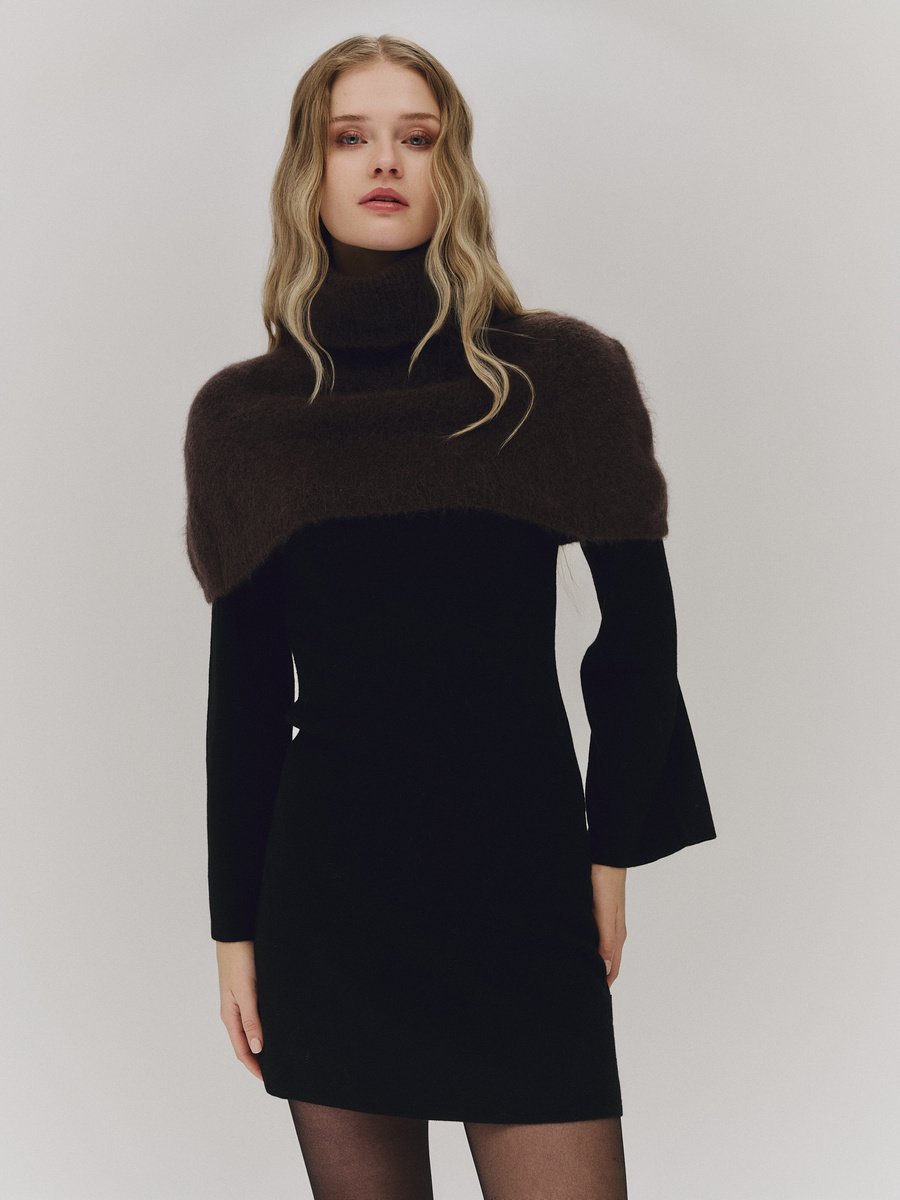 Sylvia Chunky Neck Brown