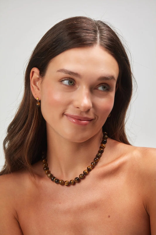 Ball Necklace Eye Of The Tiger