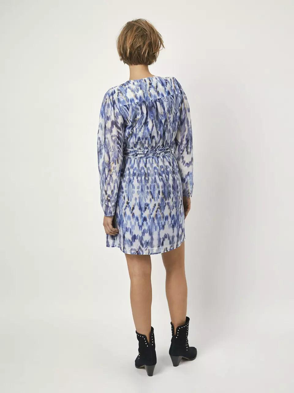 Rochelle Printed Mini Dress Multicolour