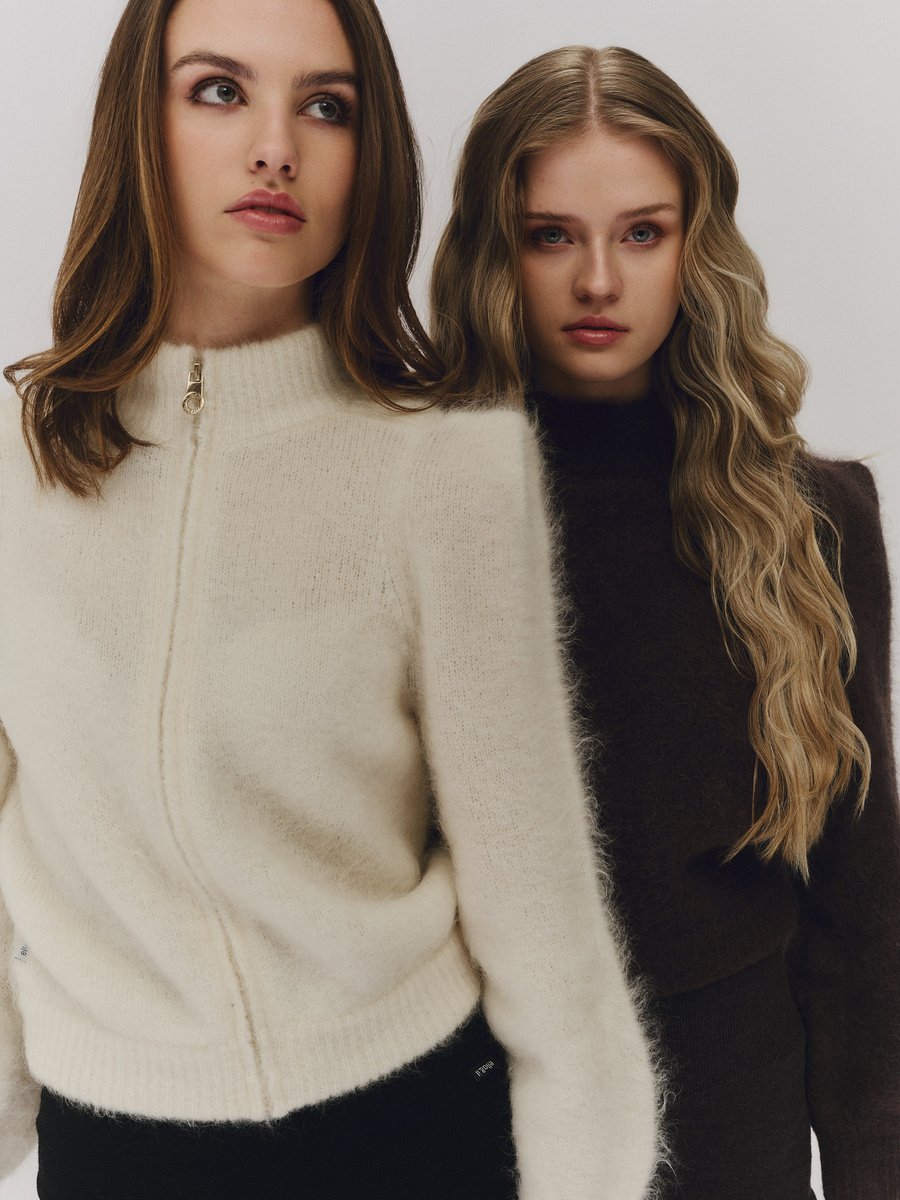 Venja Chunky Sweater Bright White