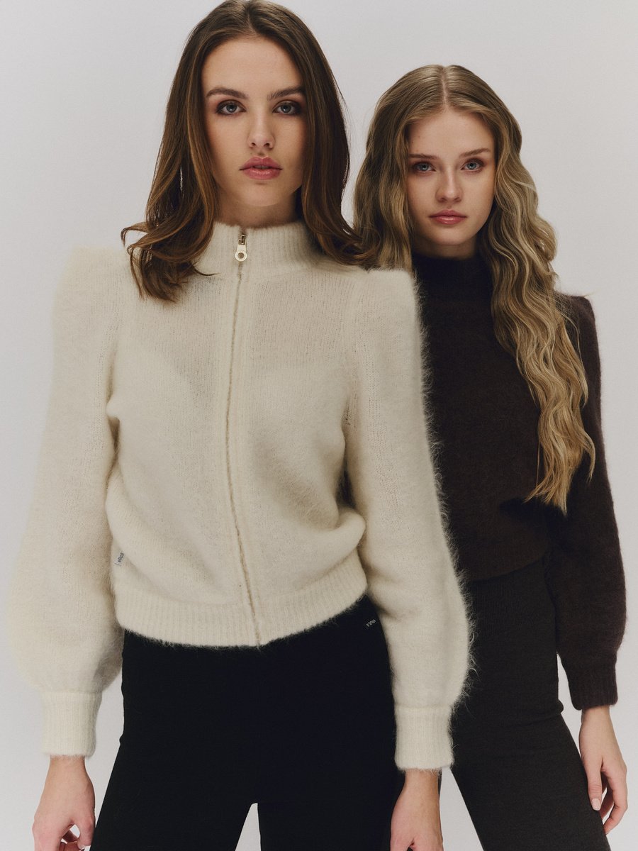 Venja Chunky Sweater Bright White