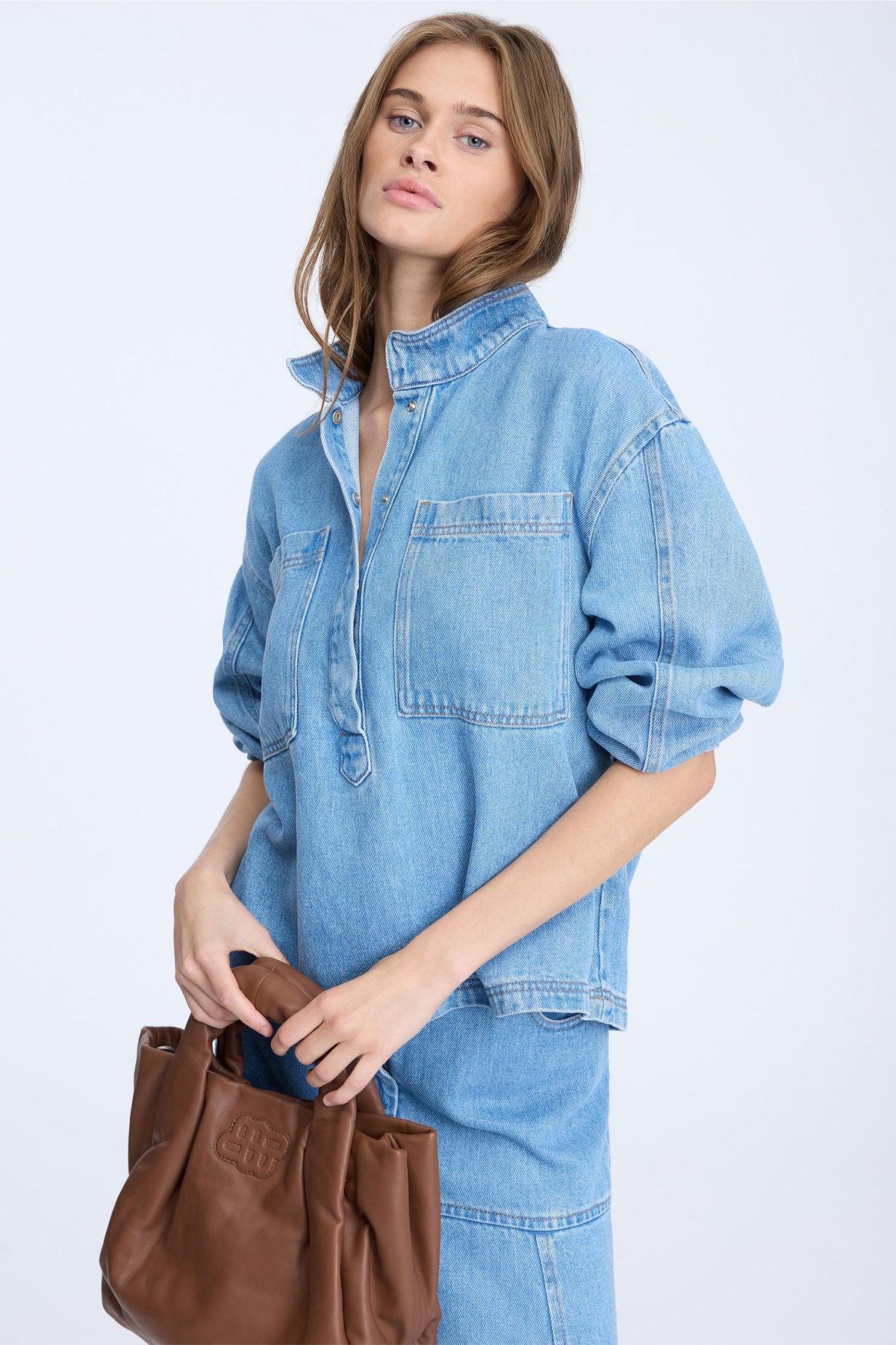 Tuxa Top Light Blue