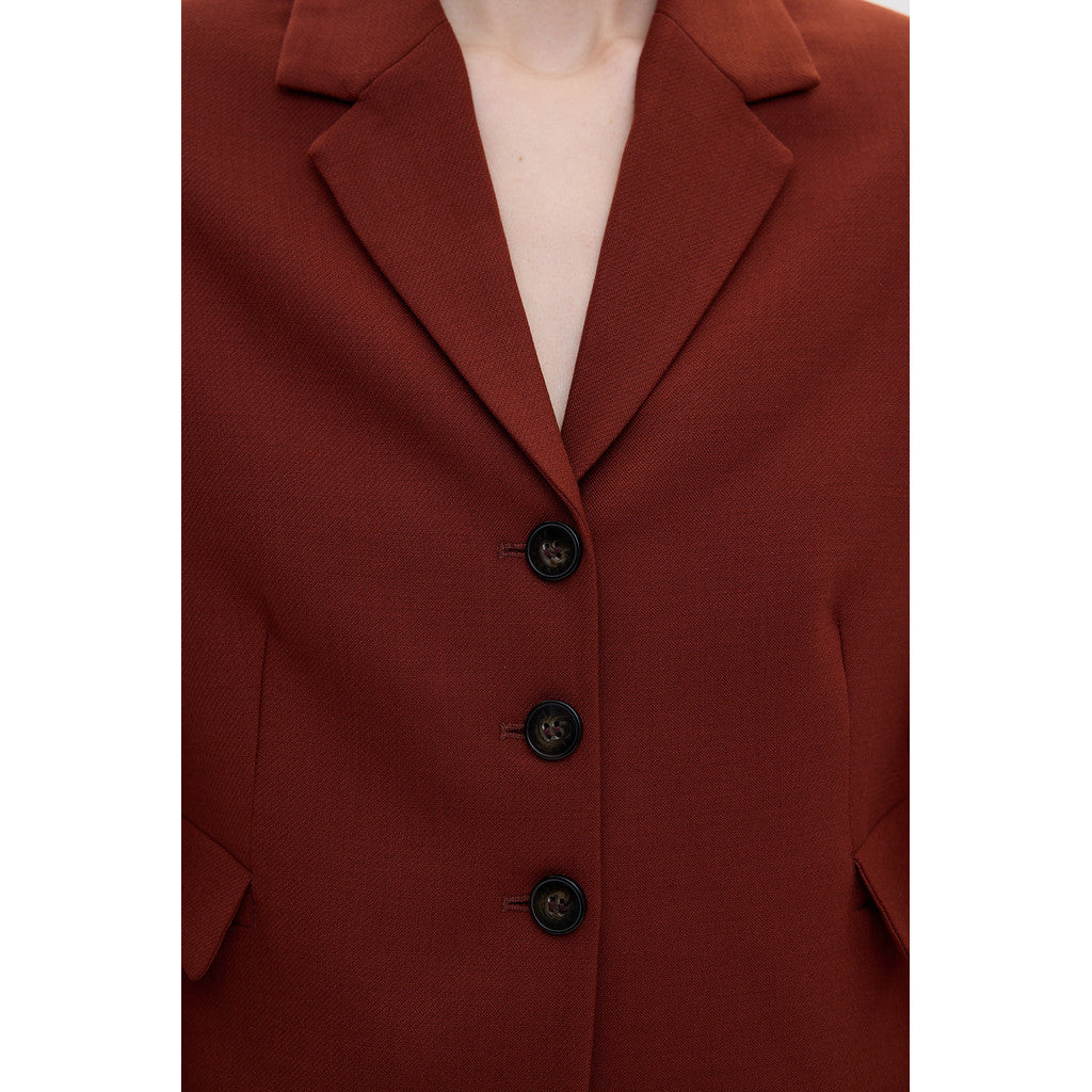 Jenny Blazer Brandy Brown