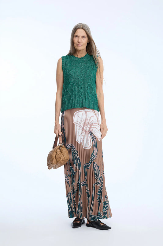 Taulla Skirt Print Caramel