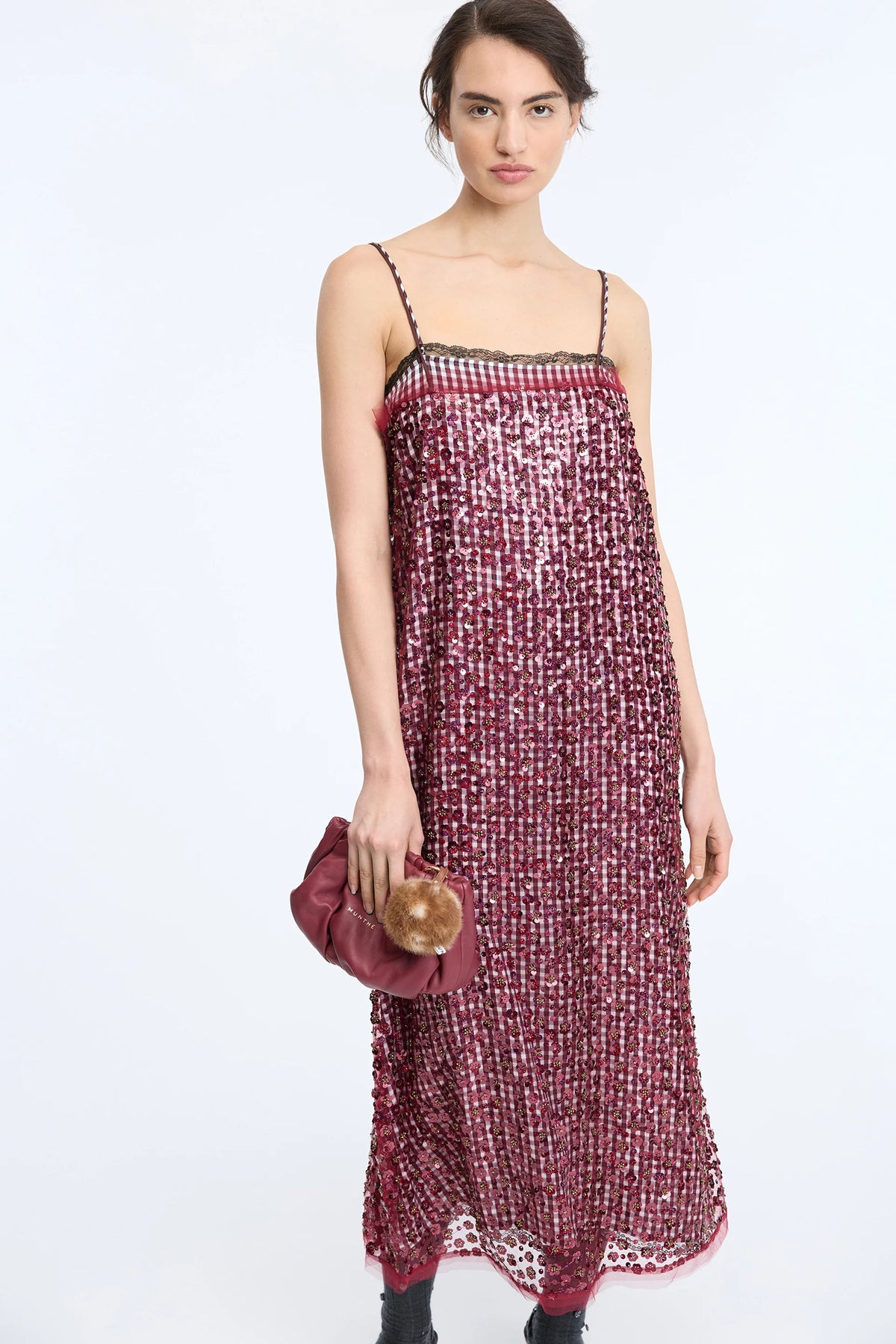 Currina Dress Bordeaux