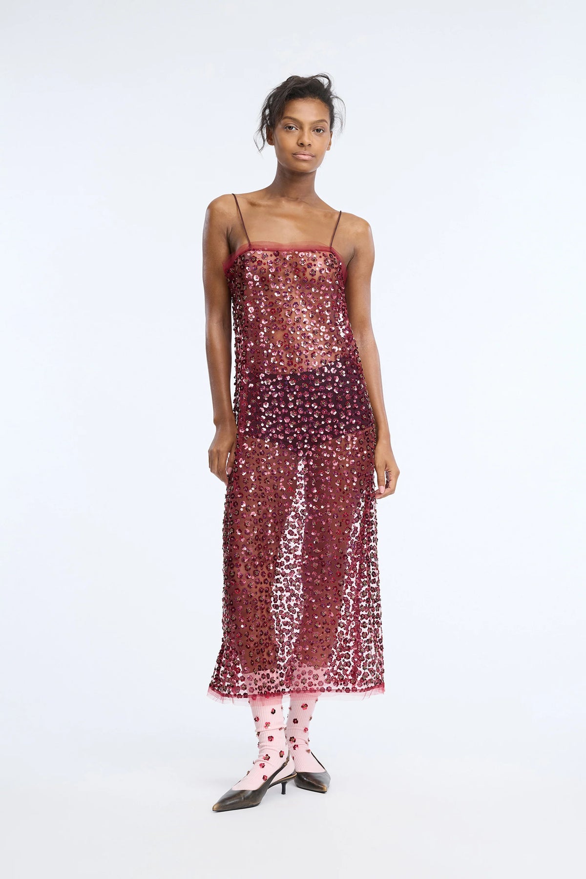 Currina Dress Bordeaux