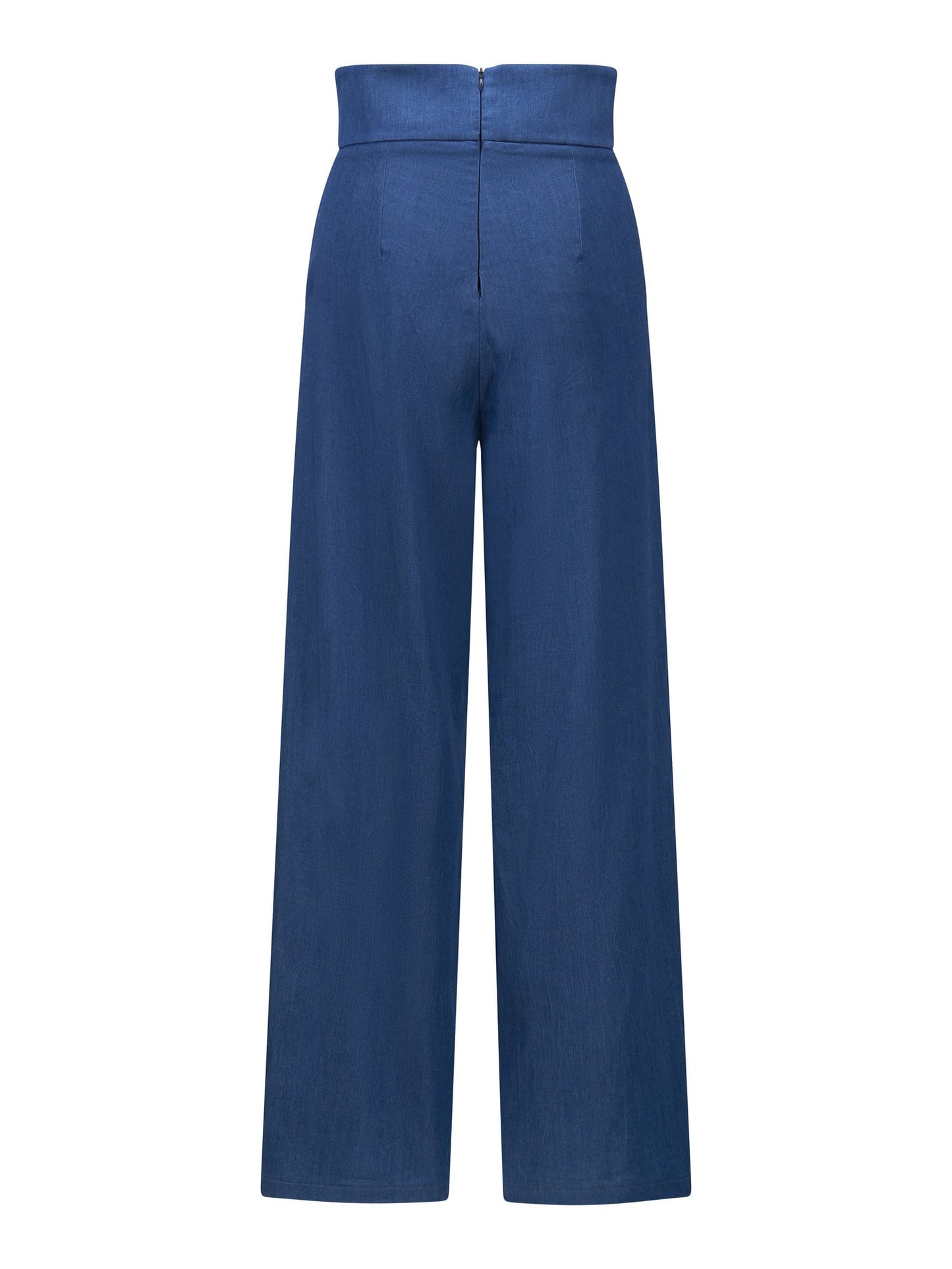 Felica Tencel Pant Dark Blue