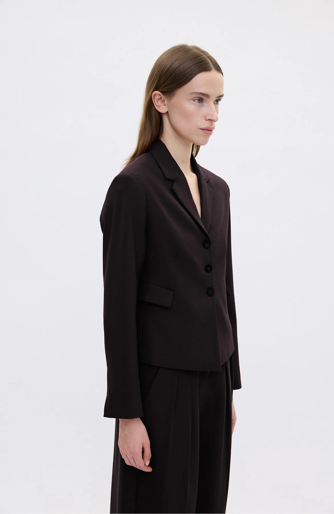 Jenny Blazer Dark Brown Melange