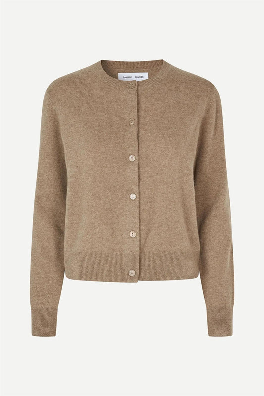 Saboston Cashmere O-Neck Greige Mel