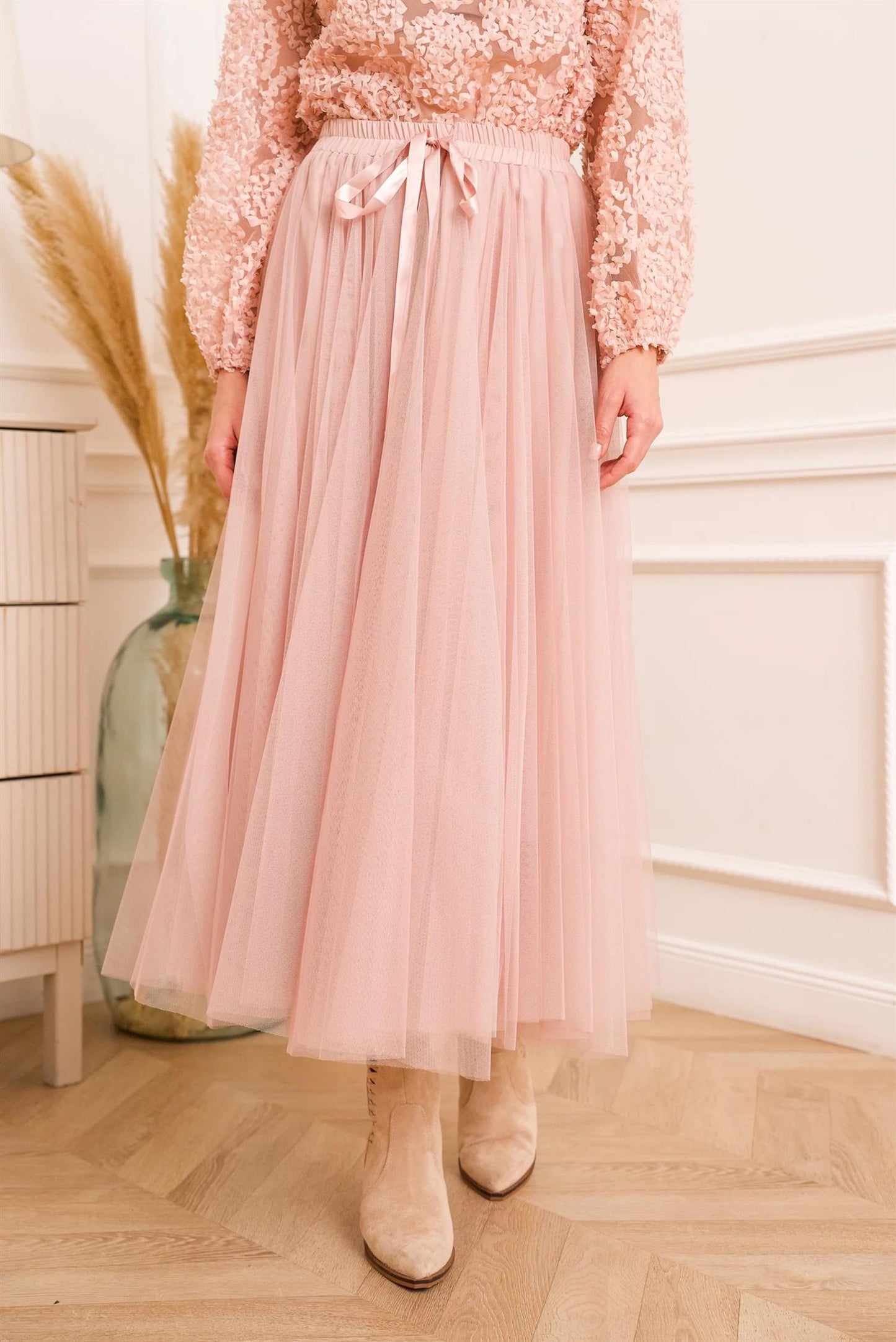 Rose Tyllskjørt