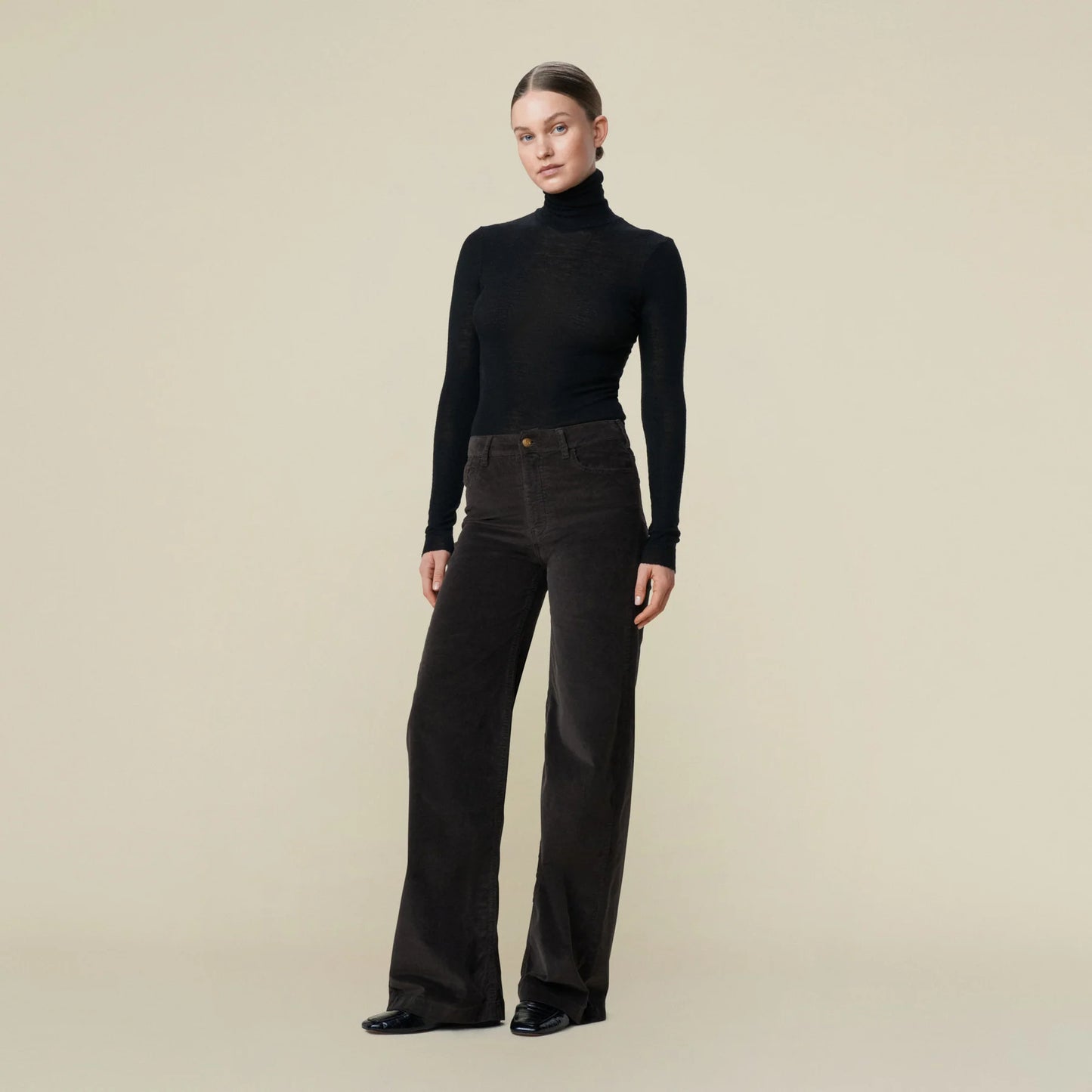 Palazzo Mistral Micro Cord Soft Navy