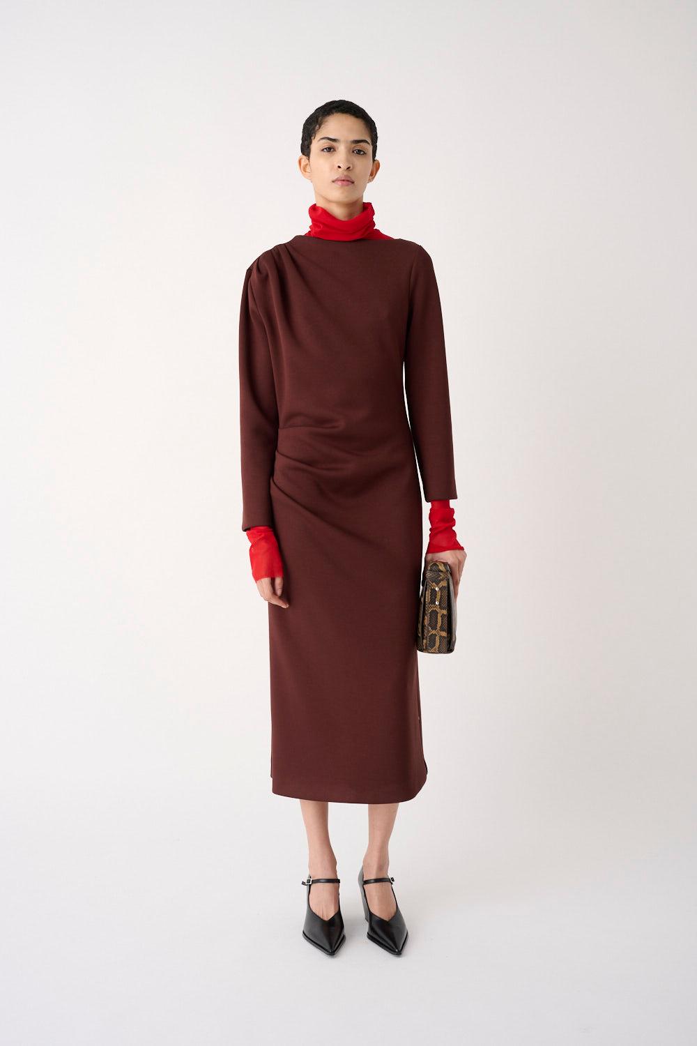 Abito Dress Rum Raisin