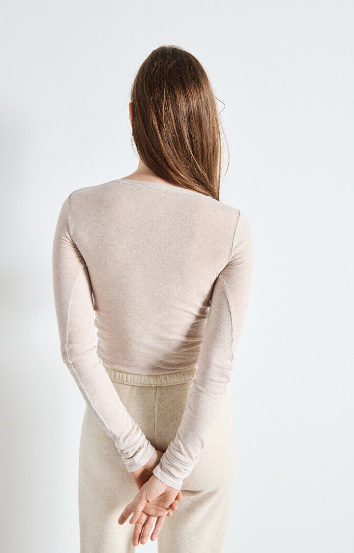 Massachusetts Long Sleeve Creme Melange