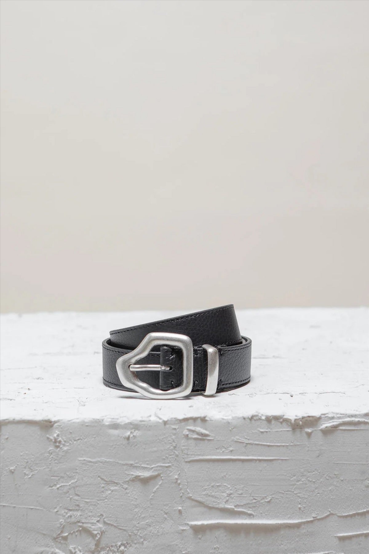 Ako Mini Belt Black Silver