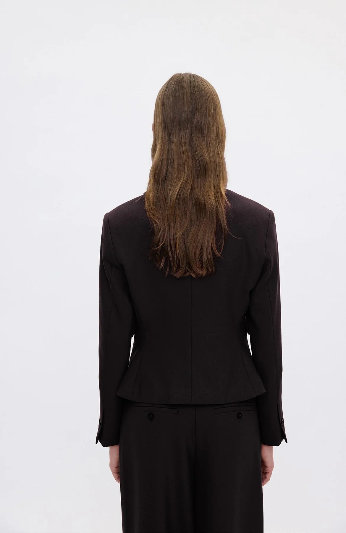 Jenny Blazer Dark Brown Melange