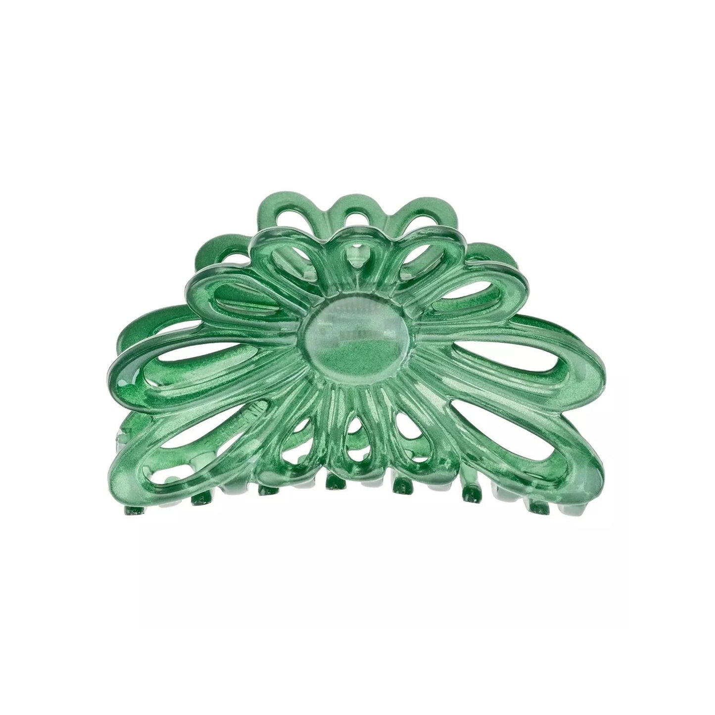 Flower Claw 8cm Opaline Green