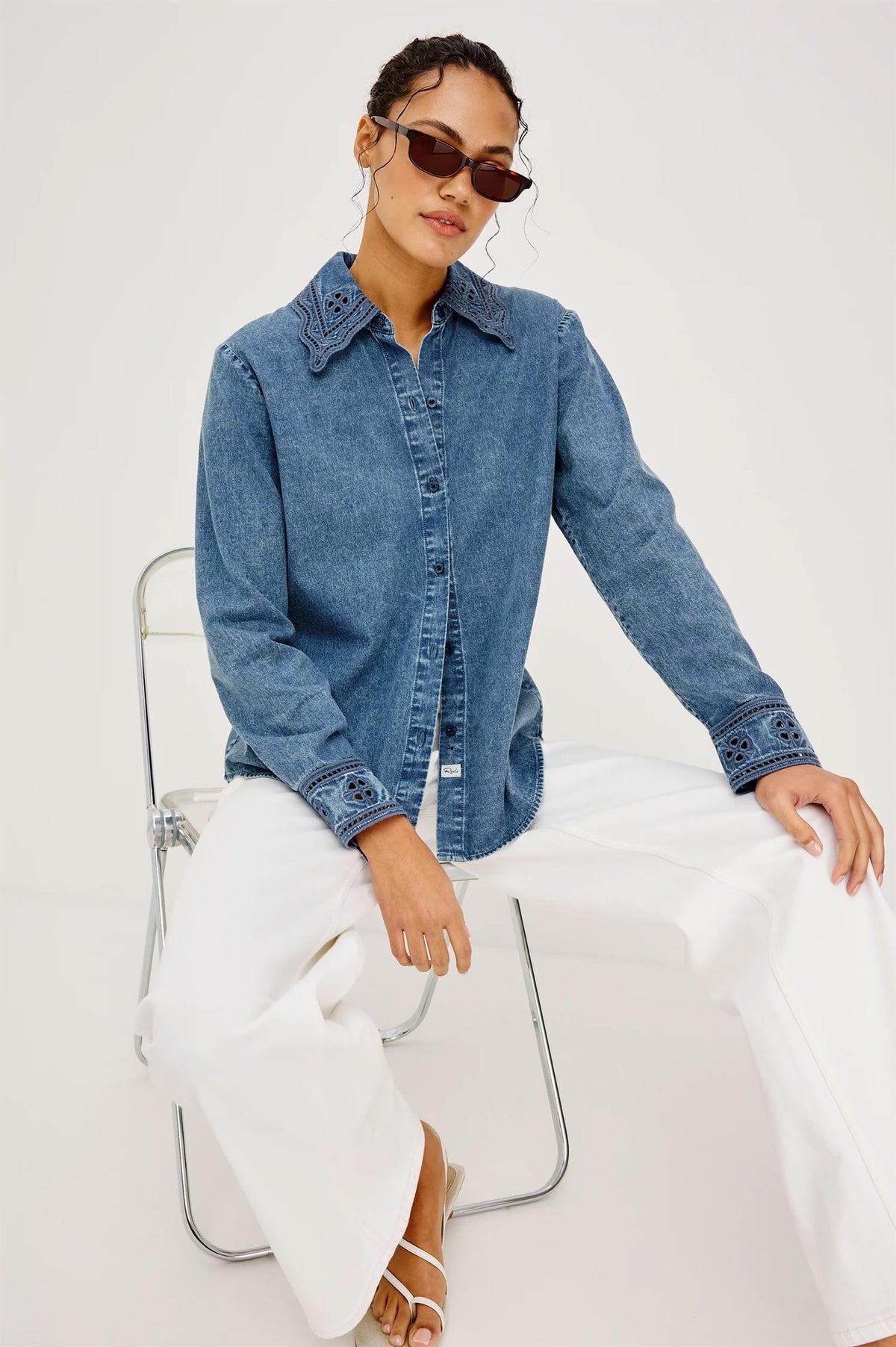 Bethany Shirt Antique Blue