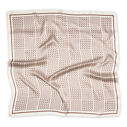Amanda Silk Scarf Cream