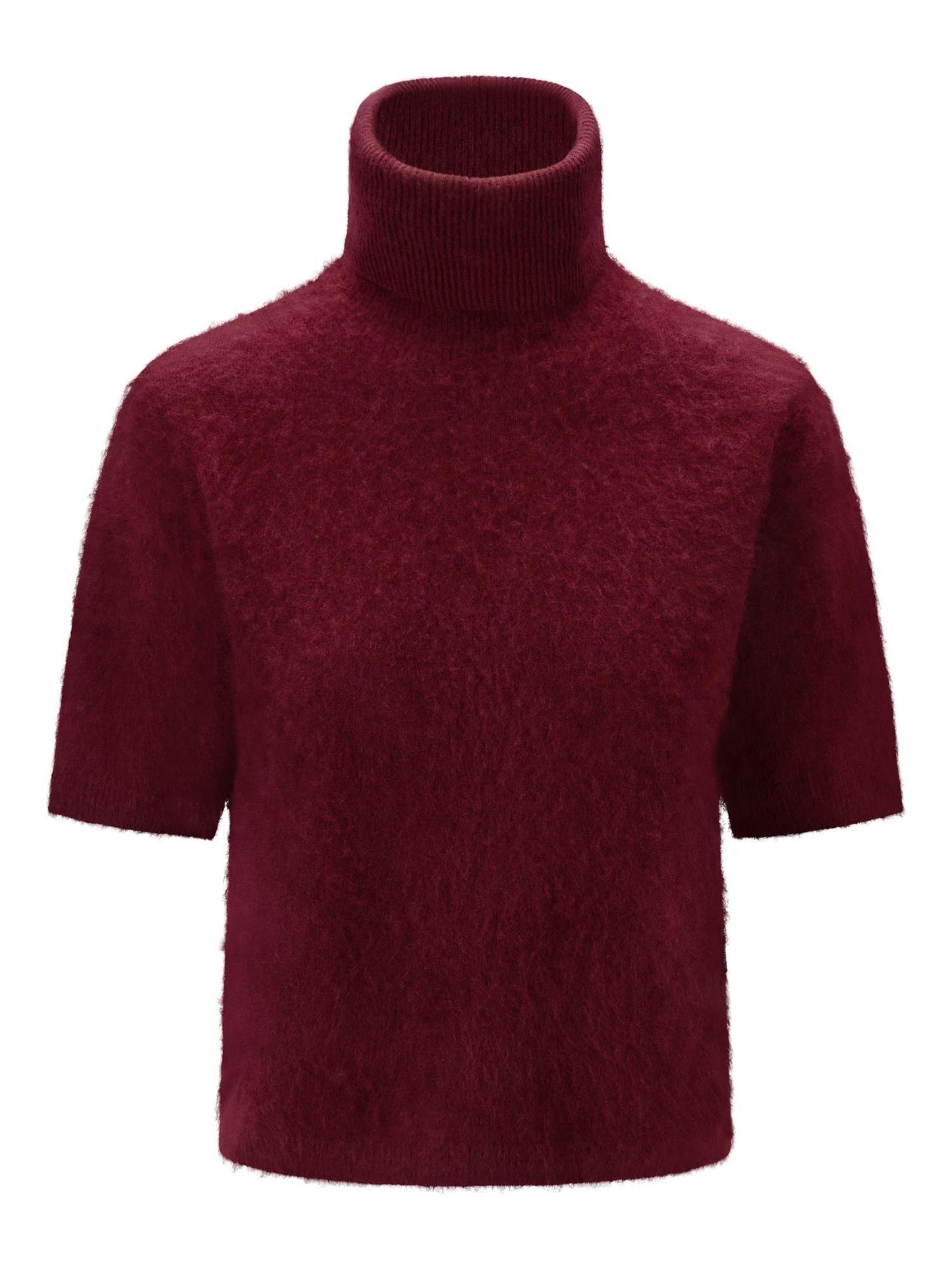 Sunniva Brushed Tee Burgundy