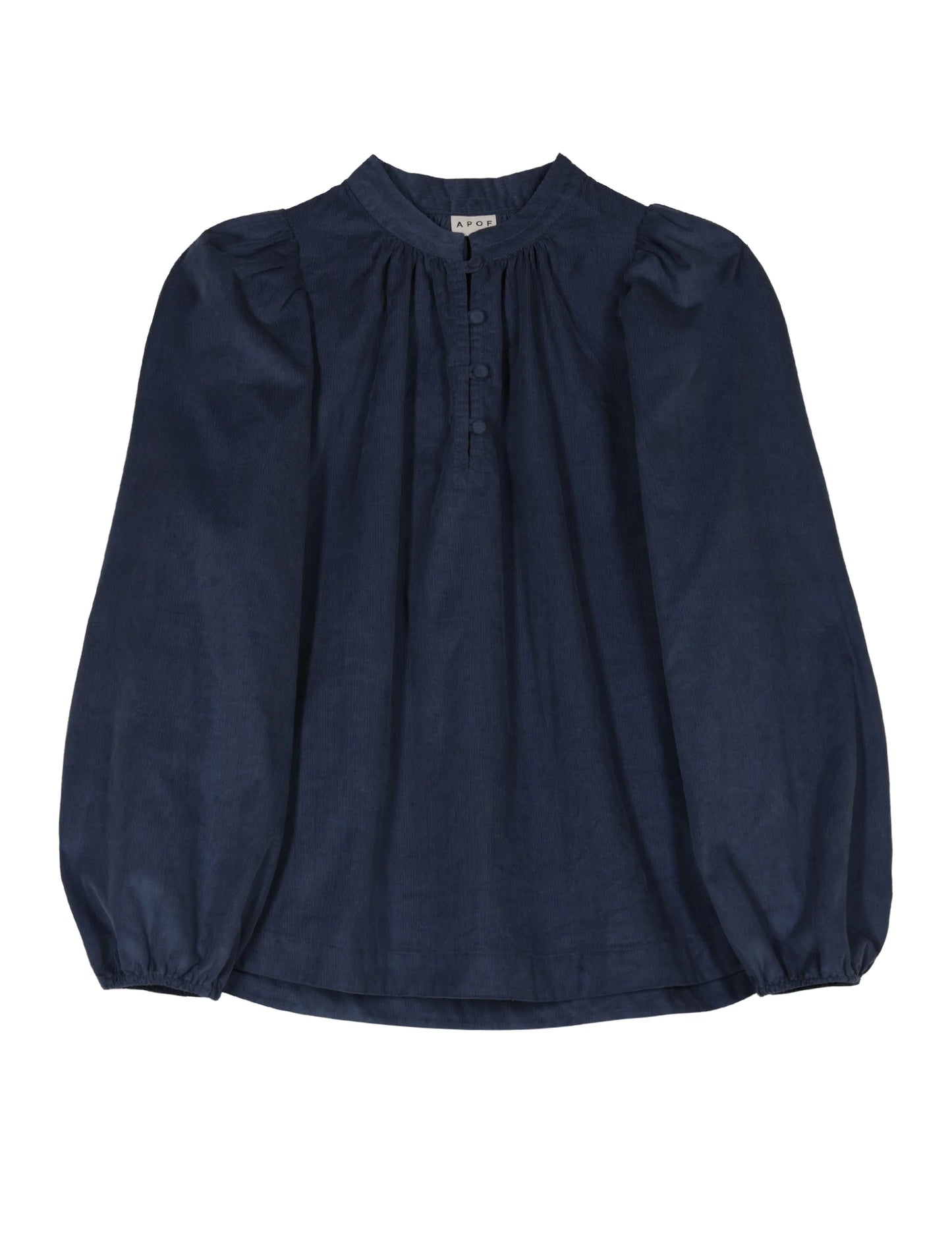 Audrey Shirt Paris Blue Baby Cord