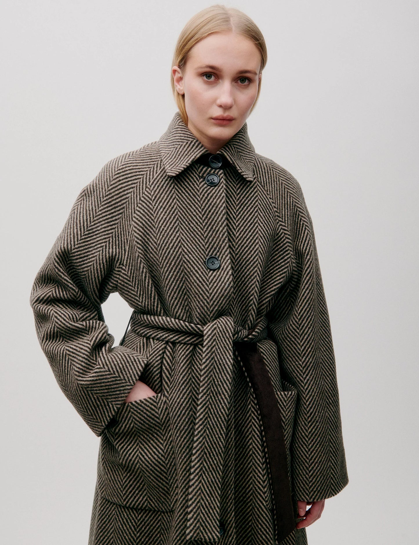 Dyveke Coat Herringbone