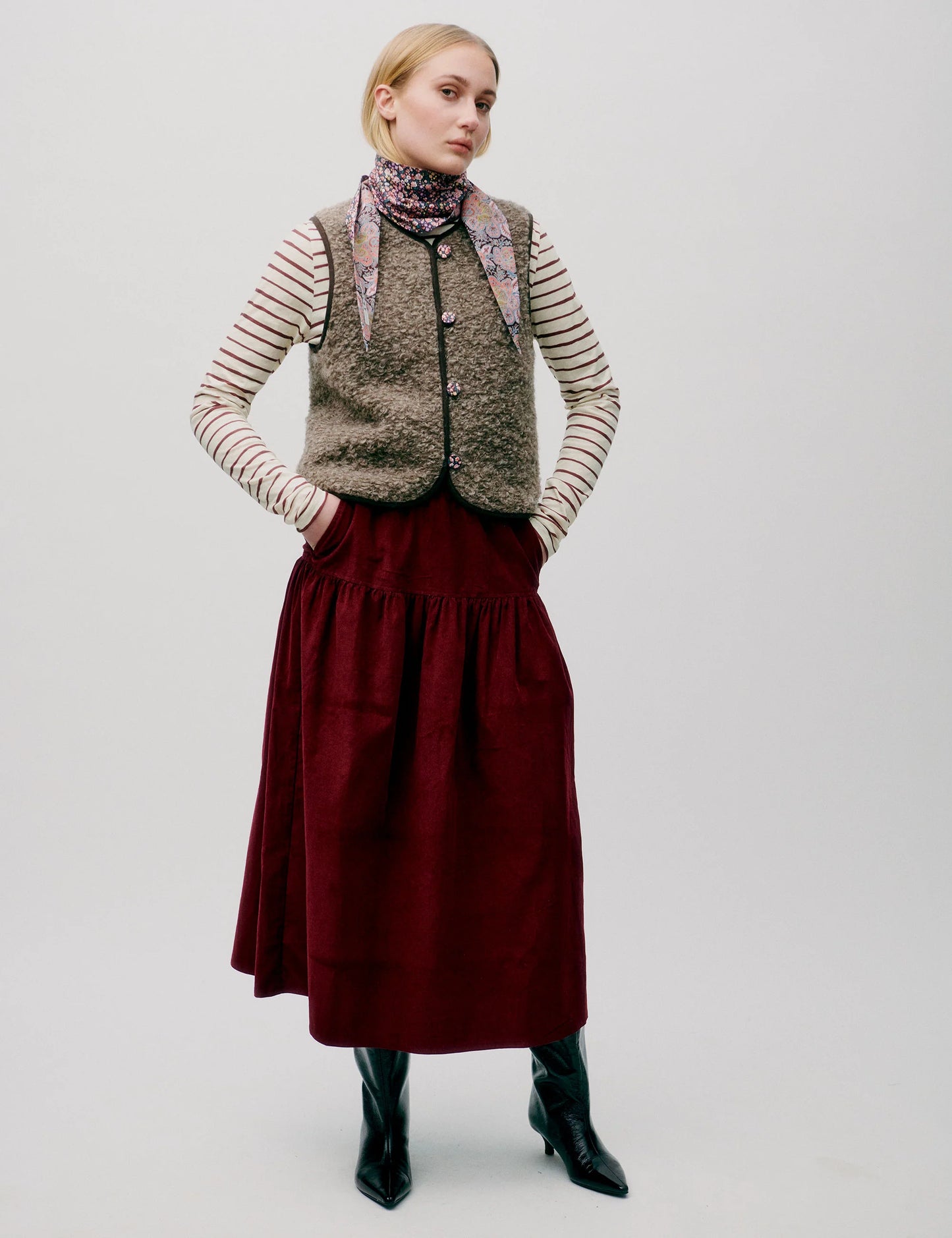 Ronia Vest Bouble Wool