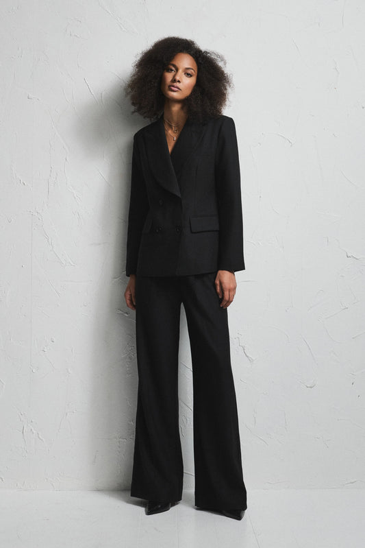 Francis Wool Jacket Black