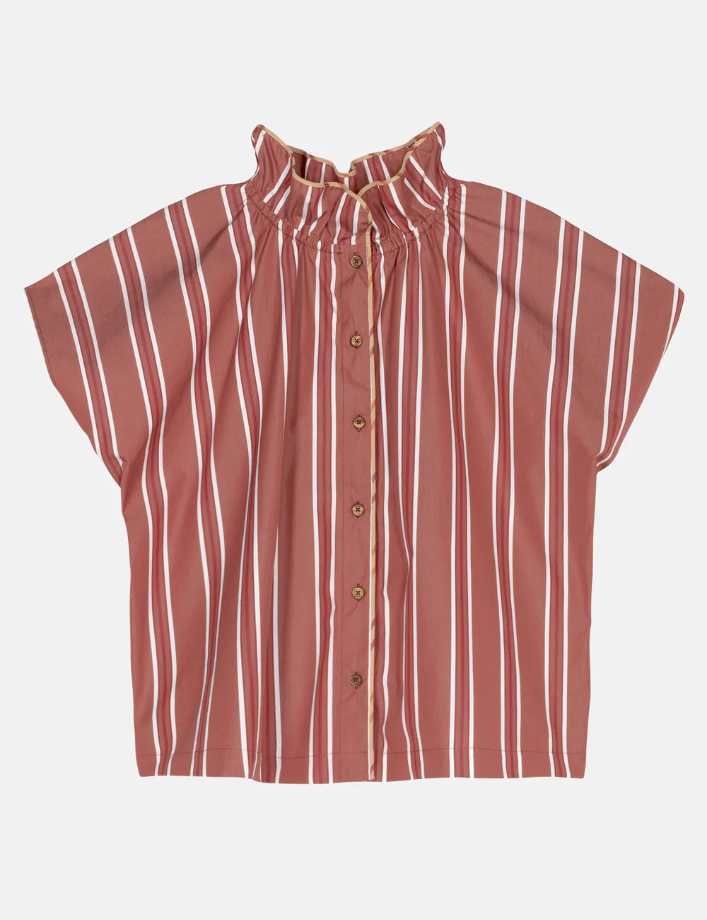 Ada Top Berry Stripe