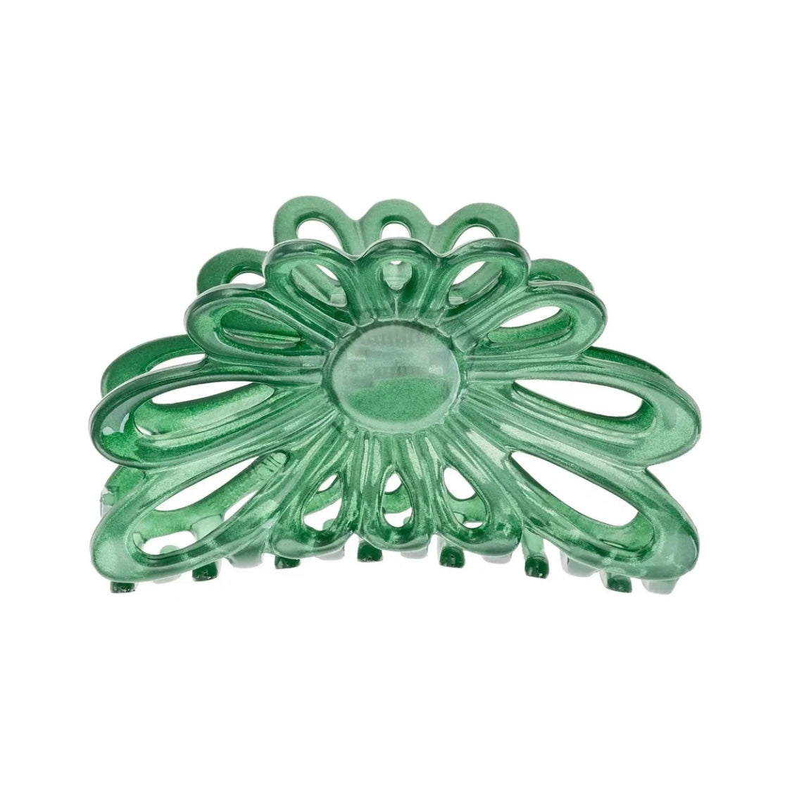 Flower Claw 8cm Opaline Green