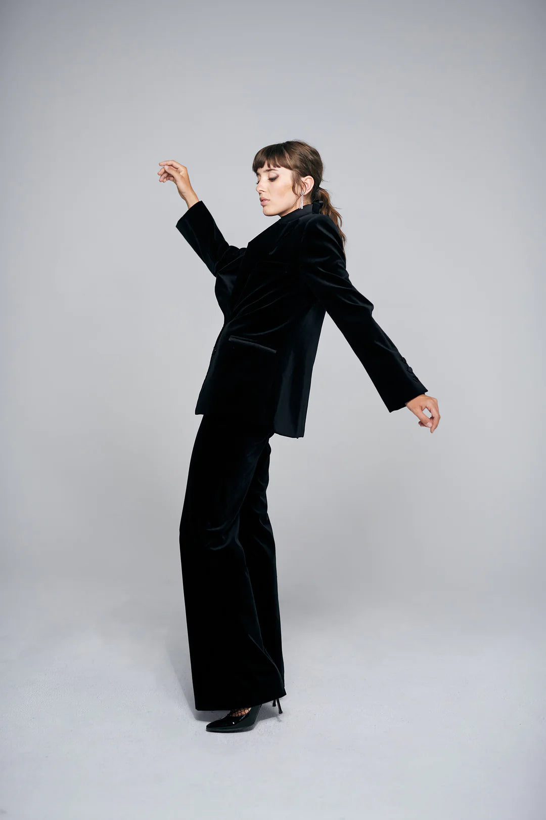 Beau Velvet Jacket Black