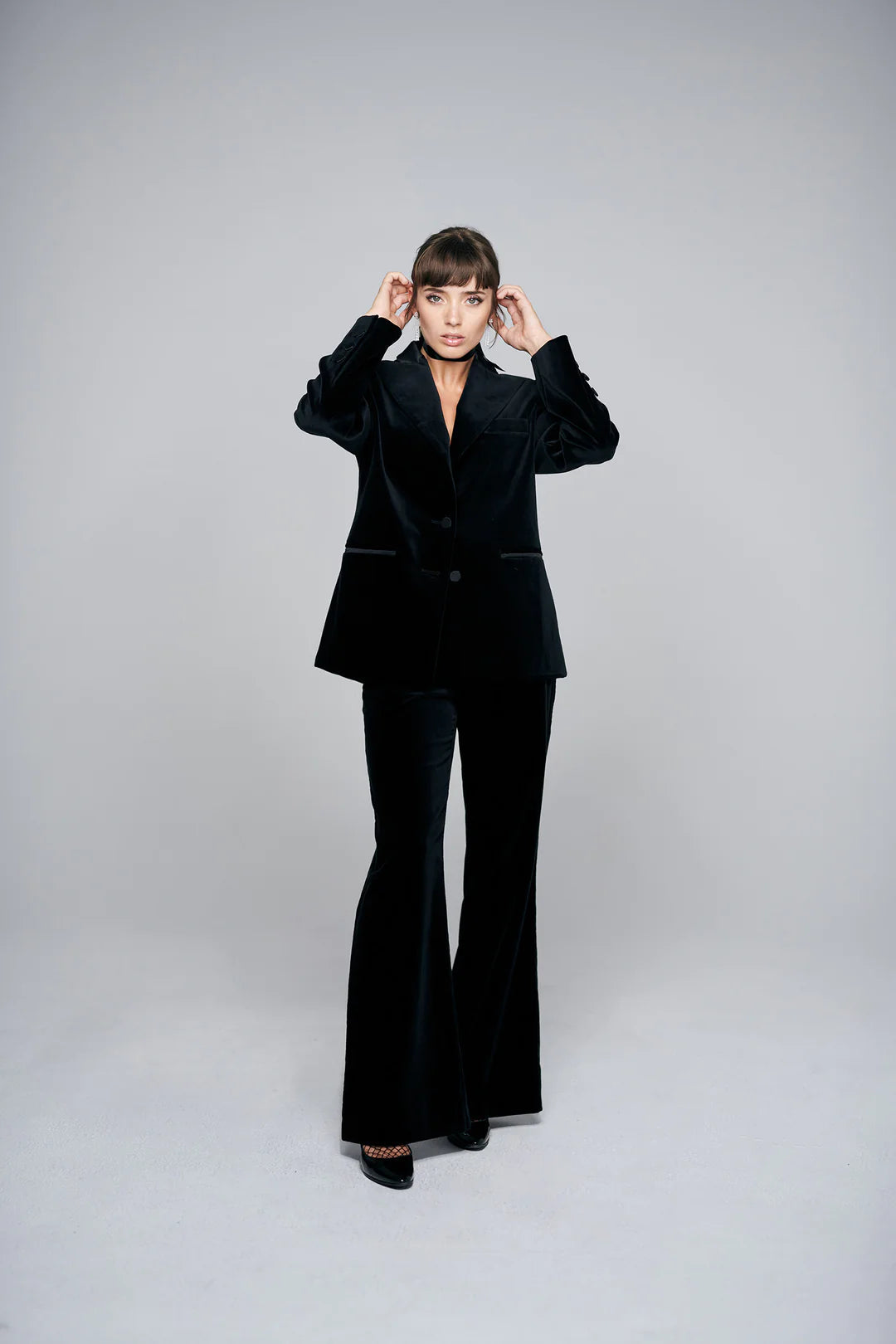 Beau Velvet Jacket Black