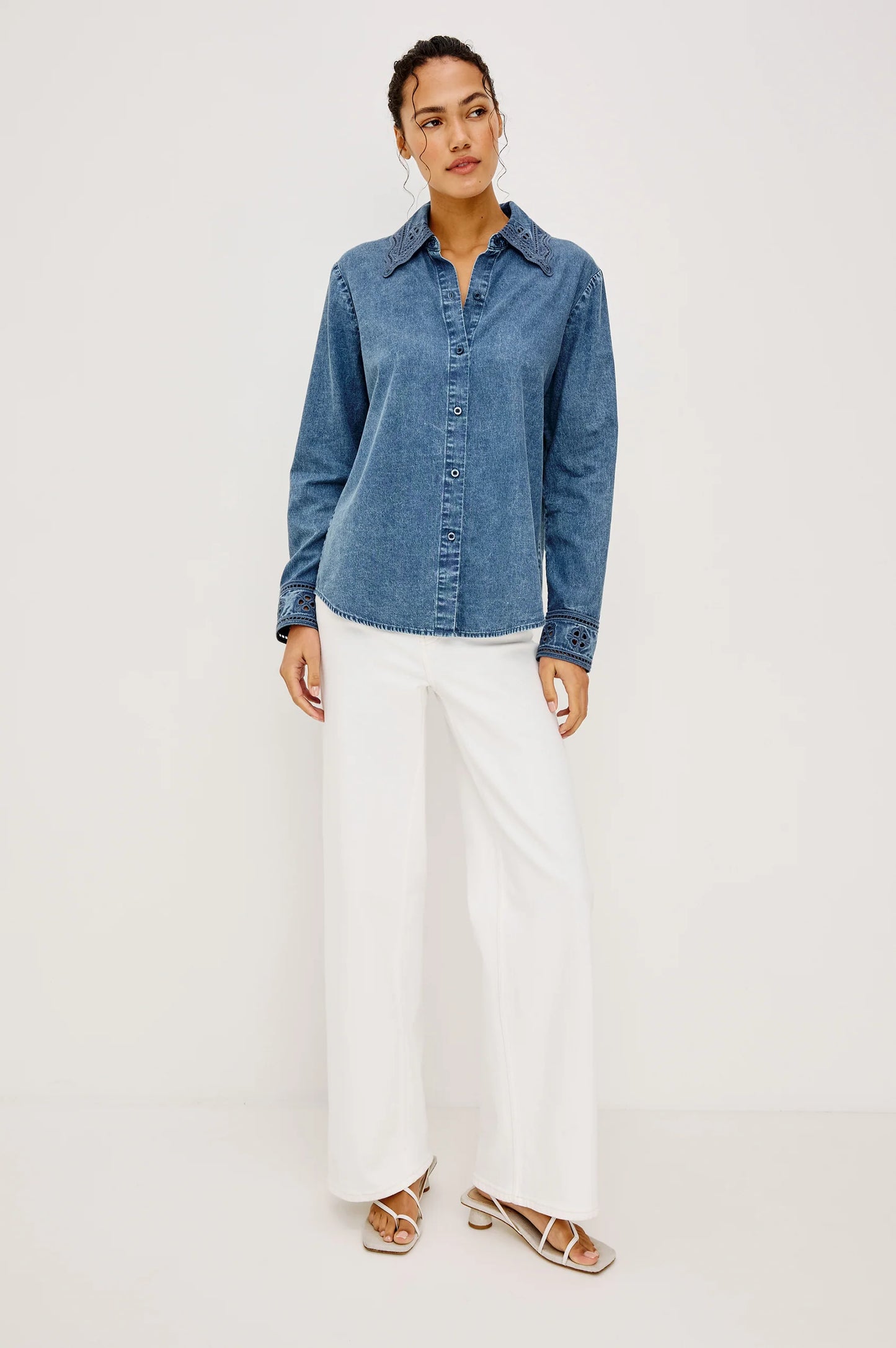 Bethany Shirt Antique Blue