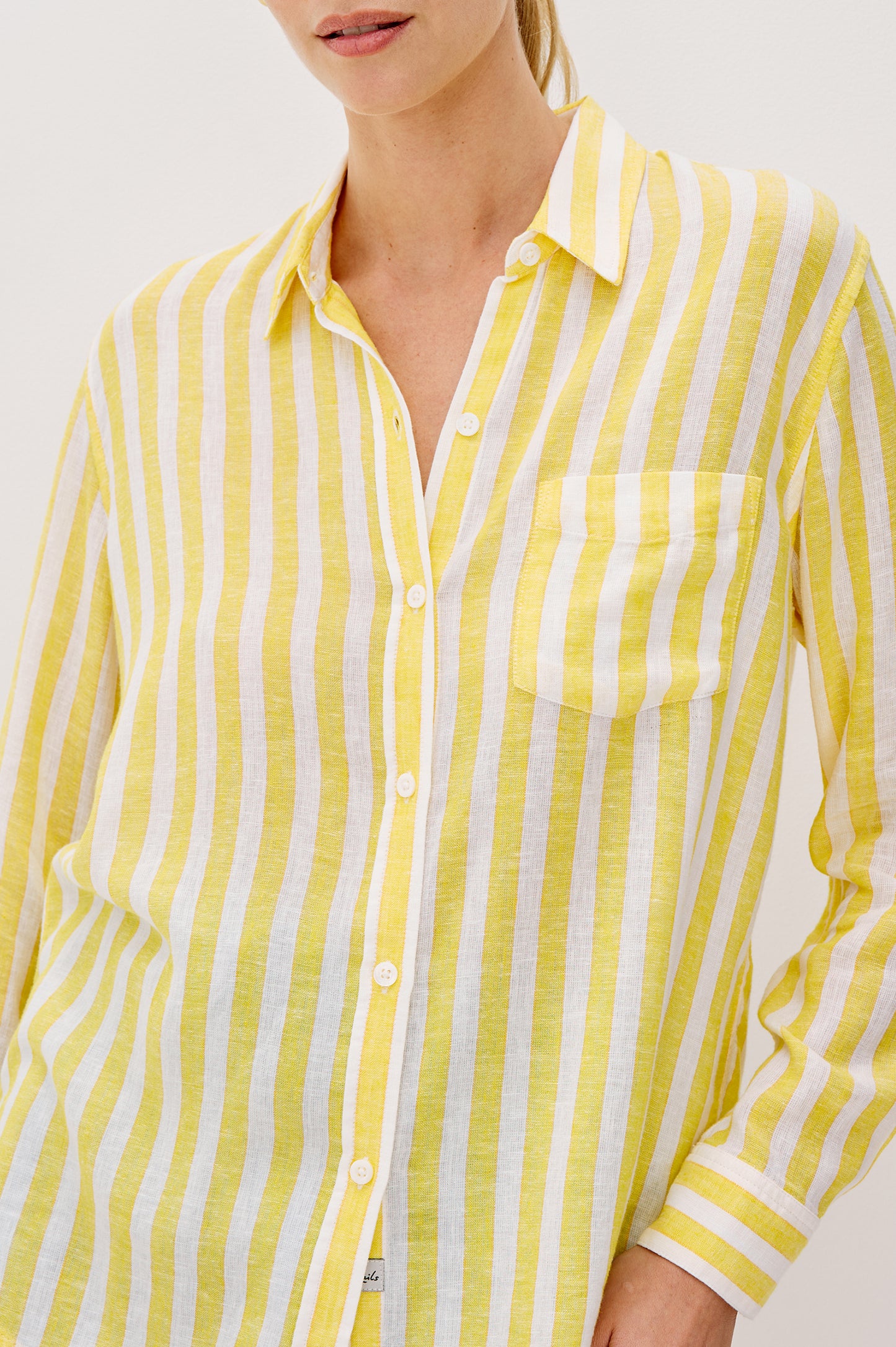 Charli Shirt Daffodil Stripe
