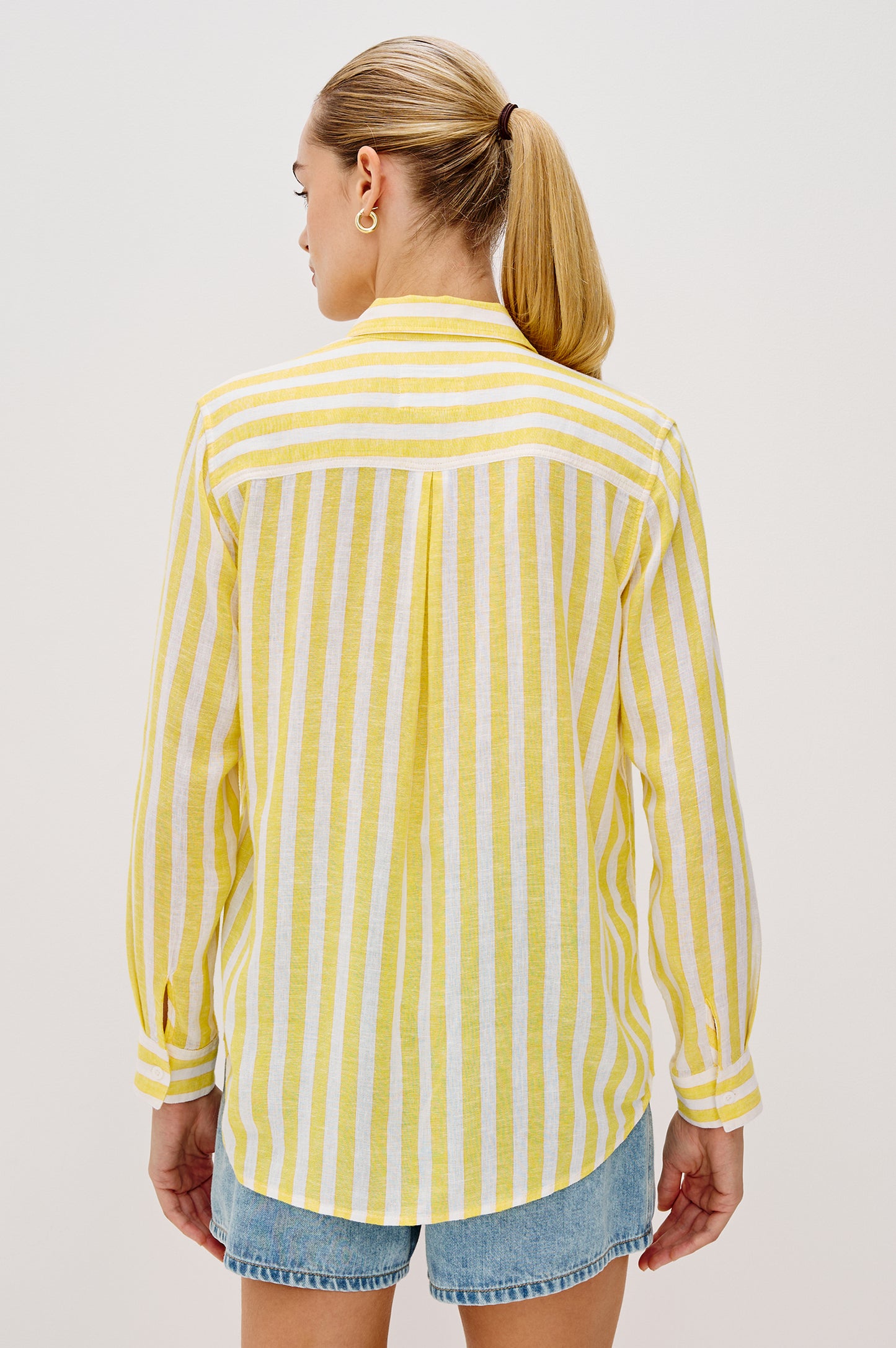 Charli Shirt Daffodil Stripe